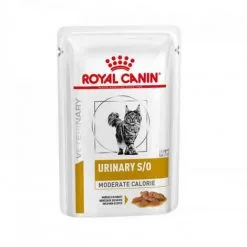 Royal Canin Veterinary Diet Urinary S/O Moderate Calorie Pour Chats Morceaux 12 Sachets 85 G