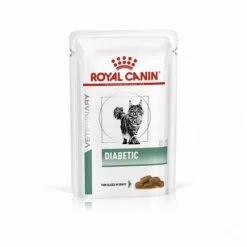 Royal Canin Veterinary Diet Diabetic Pour Chats Emincés En Sauce 12 Sachets 85 G