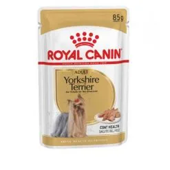 Mousse Royal Canin Yorkshire Adulte - 12 Sachets Fraîcheur 85 G