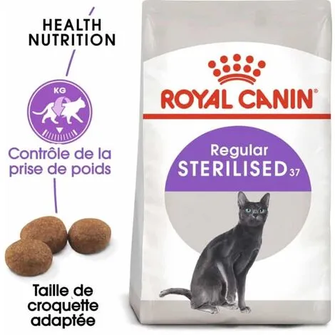 ROYAL CANIN Croquette Chat Royalcanin Sterilised37 400g 2 ROYAL CANIN Croquette Chat Royalcanin Sterilised37 400g – Image 2