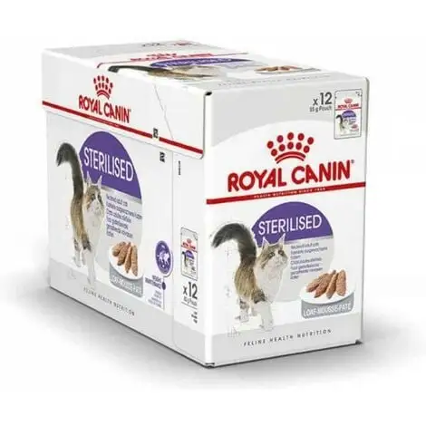 Patee Chat Royal Canin Sterilised Mousse 12x85g 1 Patee Chat Royal Canin Sterilised Mousse 12x85g