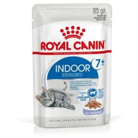 Patee Chat Royal Canin Indoor 7+ Jelly 12x85g 1 Patee Chat Royal Canin Indoor 7+ Jelly 12x85g