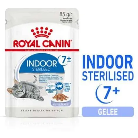 Patee Chat Royal Canin Indoor 7+ Jelly 12x85g 3 Patee Chat Royal Canin Indoor 7+ Jelly 12x85g – Image 3
