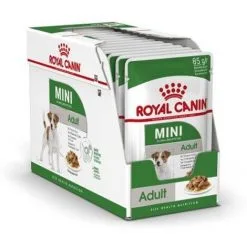 Royal Canin Mini Adulte - Viande š Salsa - 12 Enveloppe X 85 GR